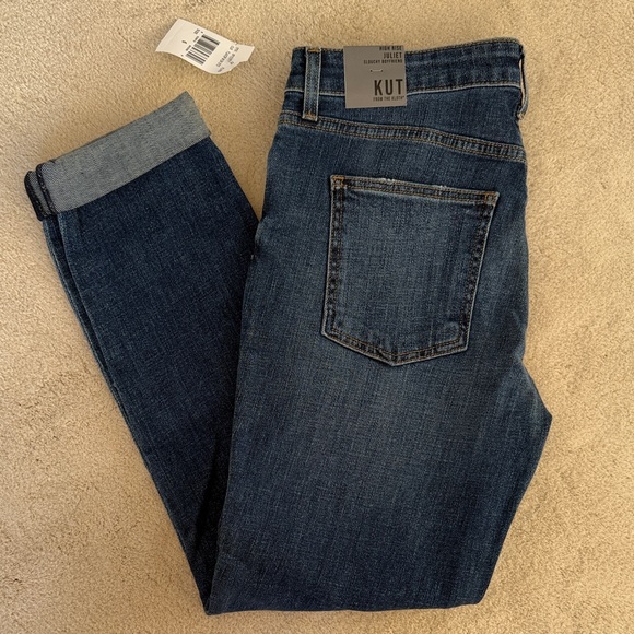 New Kut from the kloth Classic Blue Women's Jean’s high rise Juliet - Picture 2 of 5